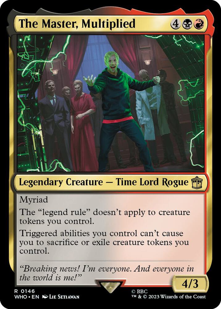 The Master, Multiplied - Universes Beyond: Doctor Who - Magic: The