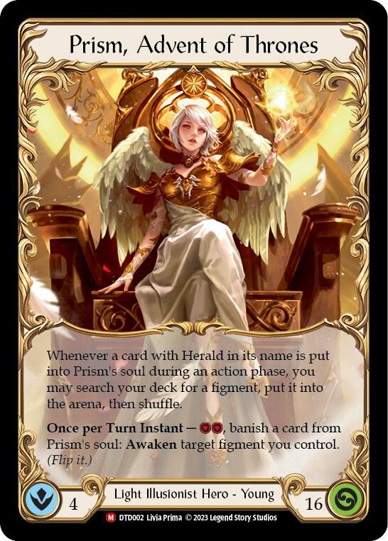 Prism, Advent of Thrones - Dusk till Dawn - Flesh and Blood TCG