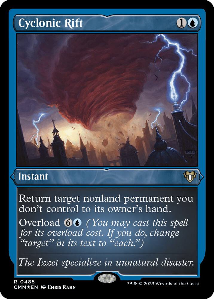Cyclonic Rift (Foil Etched) - Commander Masters - Magic: The