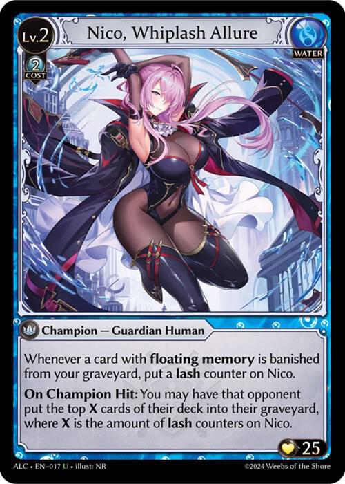 Nico, Whiplash Allure - Alchemical Revolution - Grand Archive TCG