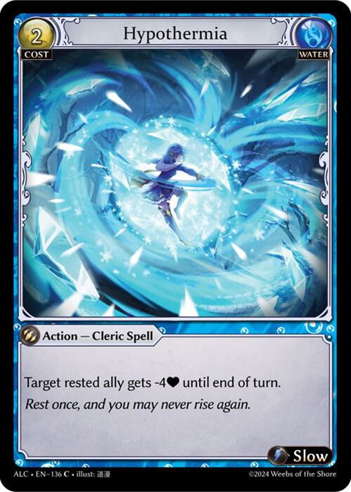 Hypothermia - Alchemical Revolution - Grand Archive TCG