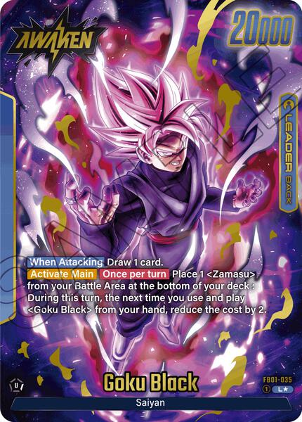 Goku Black - FB01-035 (Alternate Art) - Awakened Pulse - Dragon