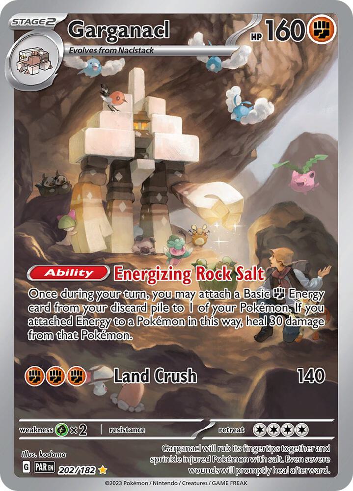Garganacl - 202/182 - SV04: Paradox Rift - Pokemon - TCGplayer.com