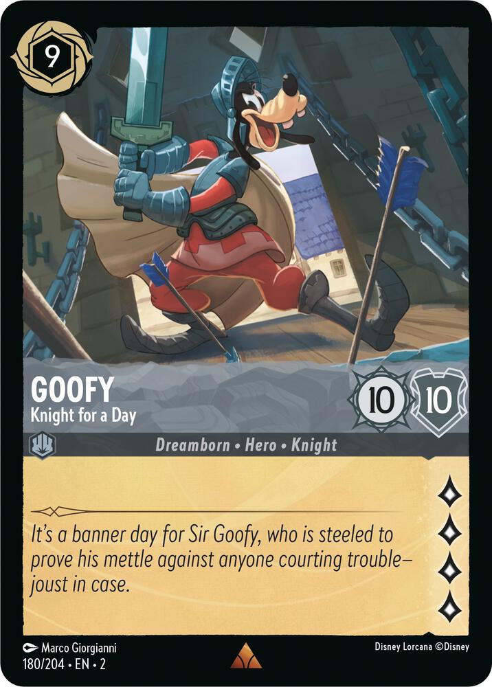 Goofy - Knight for a Day - Rise of the Floodborn - Disney Lorcana