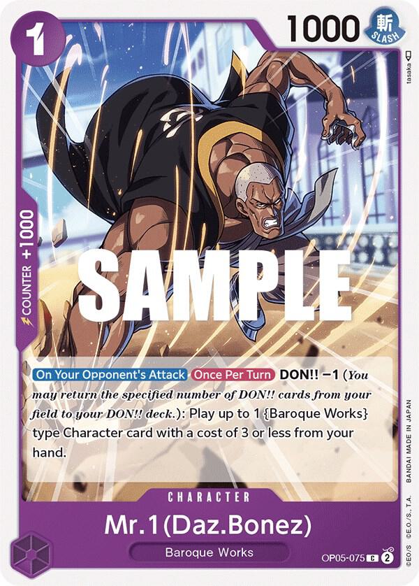 Mr.1 (Daz.Bonez) - Awakening of the New Era - One Piece Card Game