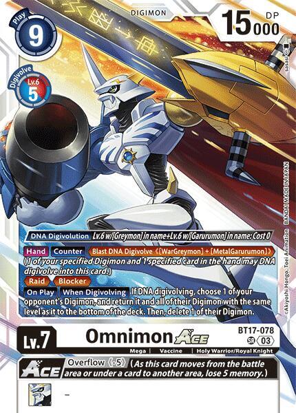 Omnimon ACE - Secret Crisis - Digimon Card Game - TCGplayer.com