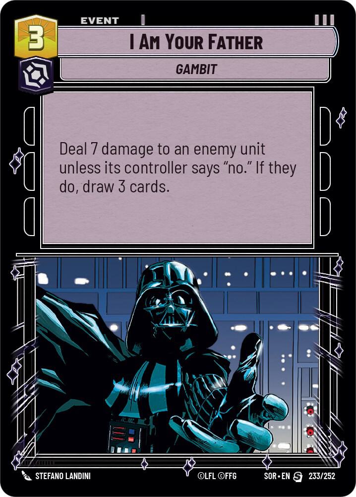 I Am Your Father - Spark of Rebellion - Star Wars: Unlimited