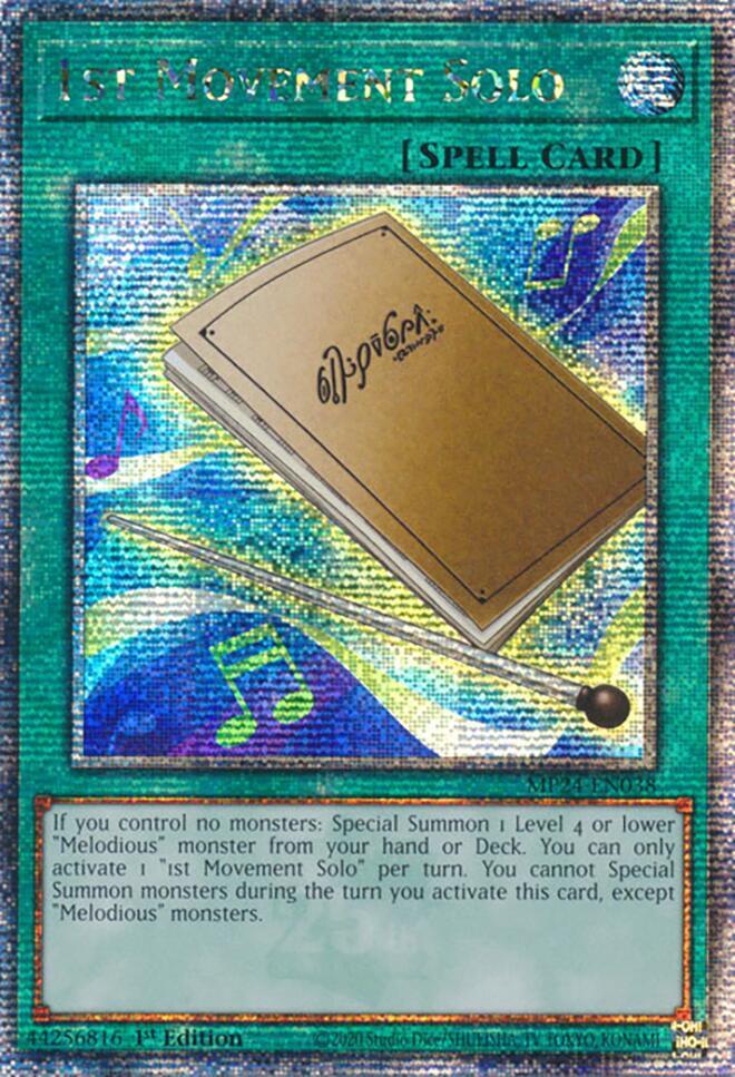 1st Movement Solo (Quarter Century Secret Rare) - 25th Anniversary