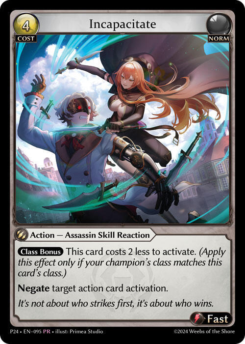 Incapacitate - Promotional Cards - Grand Archive TCG - TCGplayer.com