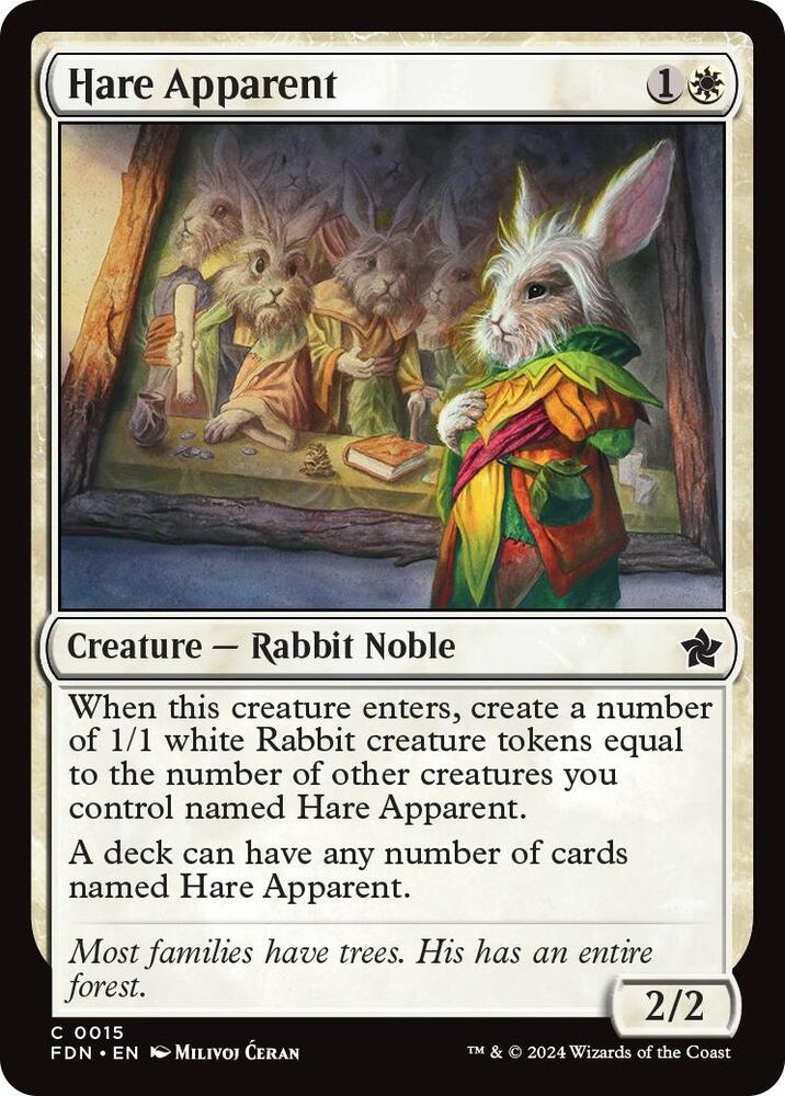 Hare Apparent - Foundations - Magic: The Gathering - TCGplayer.com
