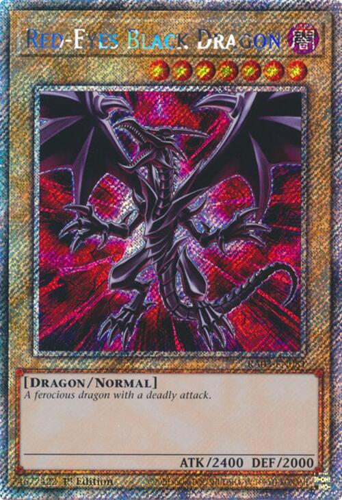 Red-Eyes Black Dragon (Platinum Secret Rare) - Quarter Century