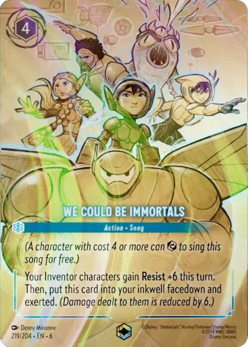 We Could Be Immortals (Enchanted) - Azurite Sea - Disney Lorcana
