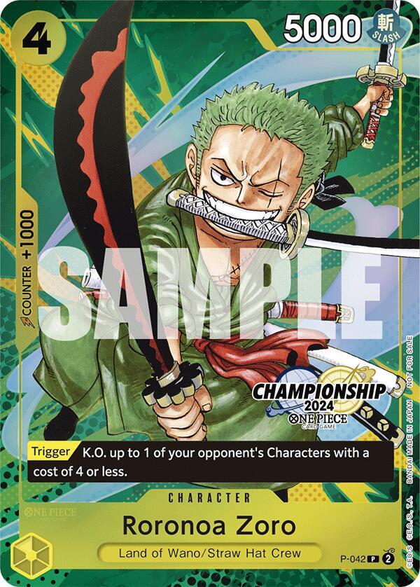 Roronoa Zoro (CS 2024 Event Pack Finalist) - One Piece Promotion