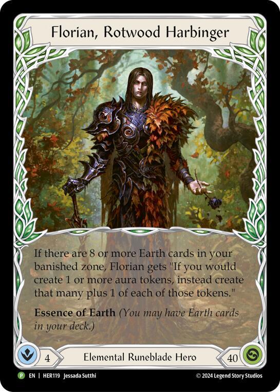 Florian, Rotwood Harbinger - HER119 - Flesh and Blood: Promo Cards