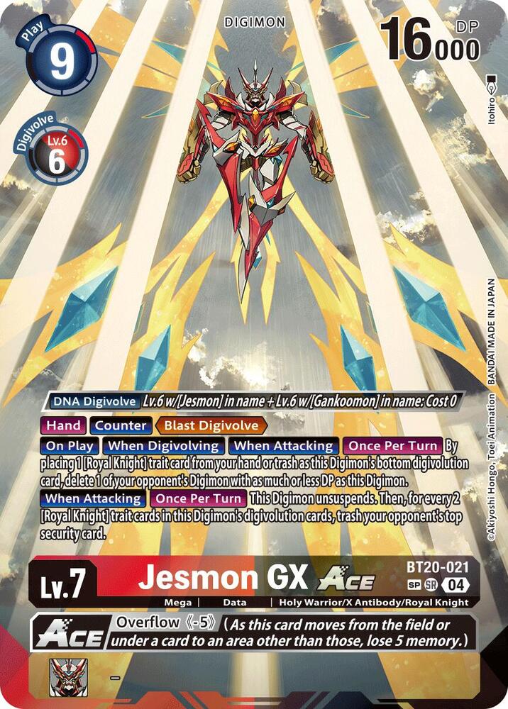 Jesmon GX ACE (Textured) - Release Special Booster 2.5 - Digimon