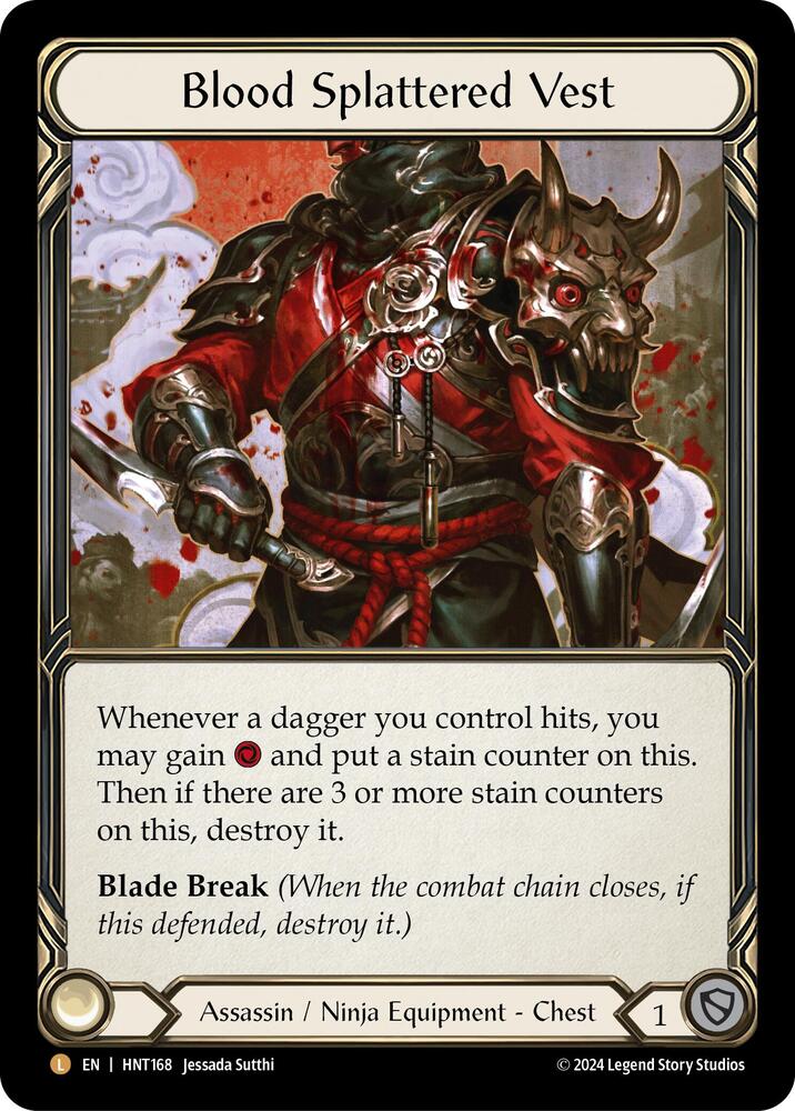 Blood Splattered Vest - The Hunted - Flesh and Blood TCG