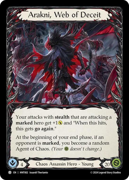 Arakni, Web of Deceit // Cindra - The Hunted - Flesh and Blood TCG
