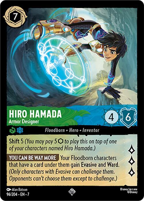 Hiro Hamada - Armor Designer - Archazia's Island - Disney Lorcana