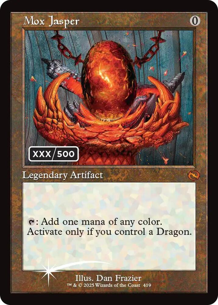 Mox Jasper (Serial Numbered) - Tarkir: Dragonstorm - Magic: The