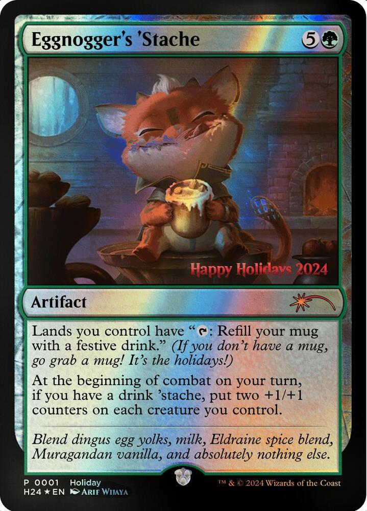 Eggnogger's 'Stache - Special Occasion - Magic: The Gathering