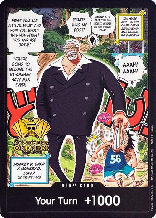 DON!! Card (2nd Anniversary Tournament) - One Piece Promotion