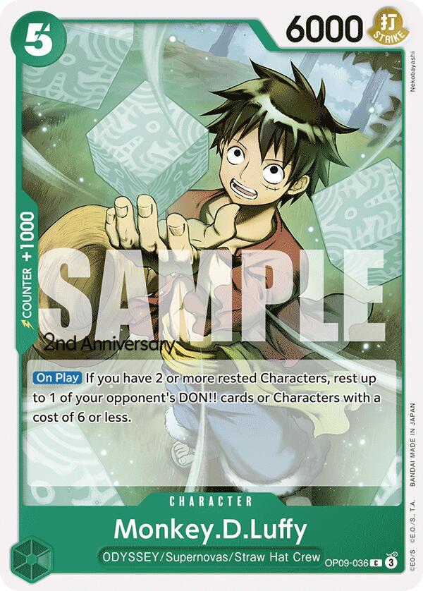 Monkey.D.Luffy (036) - Emperors in the New World: 2nd Anniversary