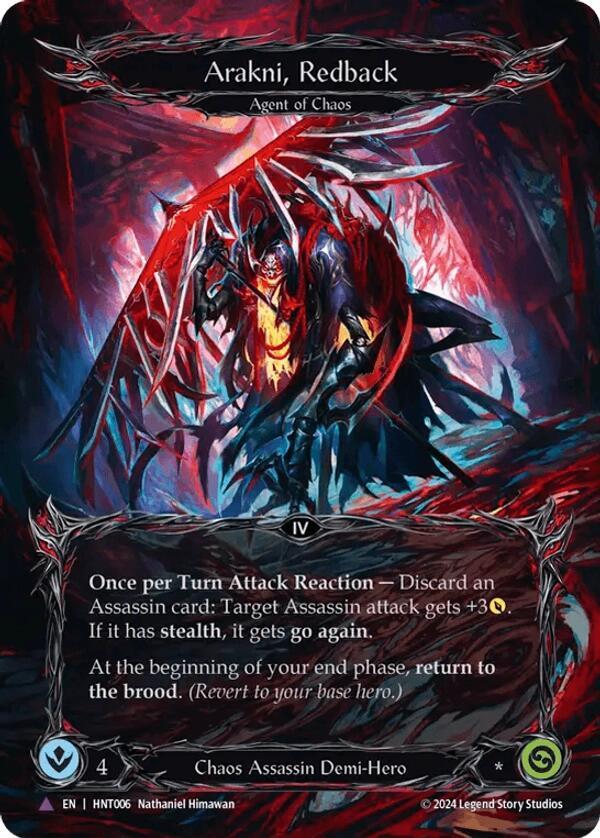 Arakni, Redback (Marvel) - The Hunted - Flesh and Blood TCG