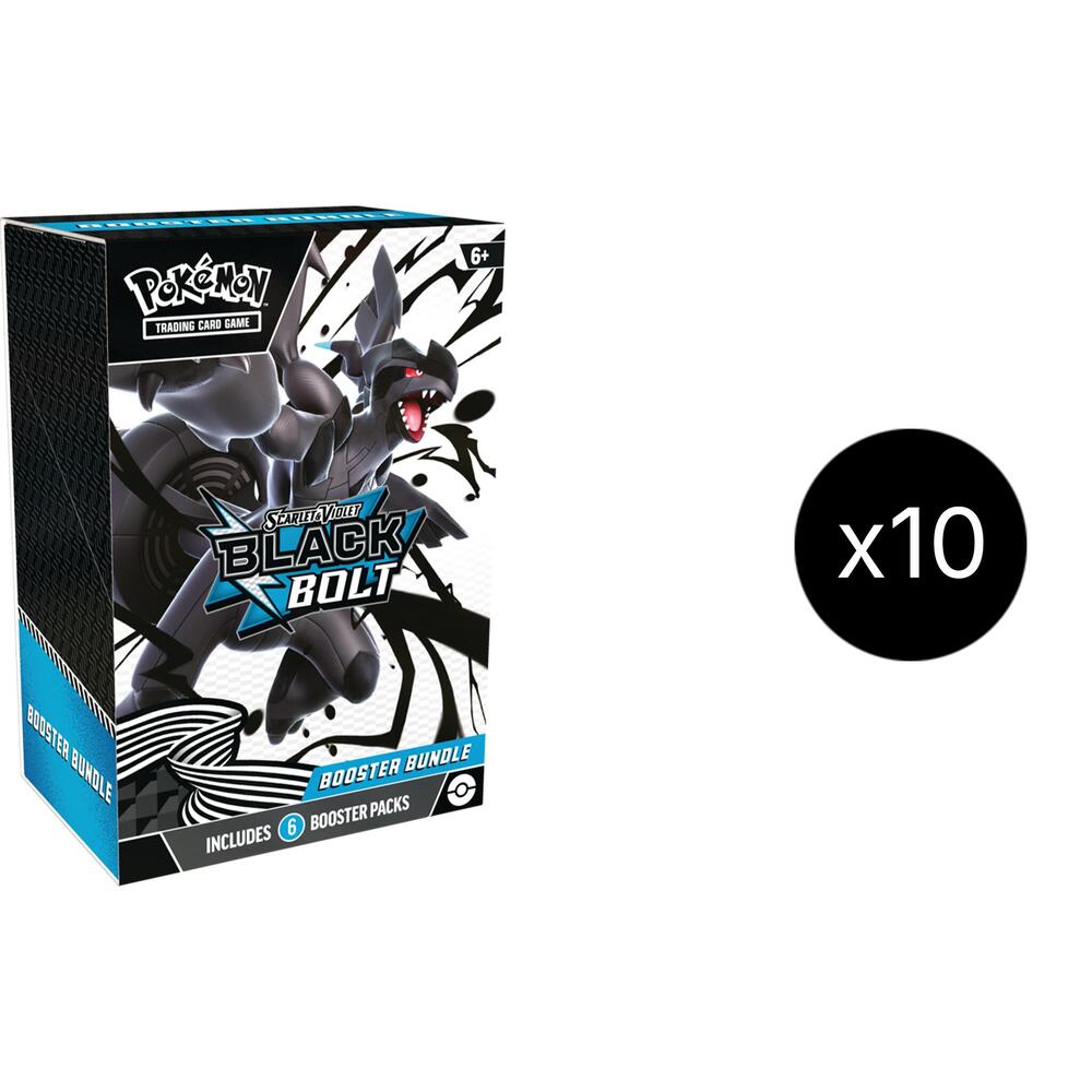Black Bolt Booster Bundle Display - SV: Black Bolt - Pokemon