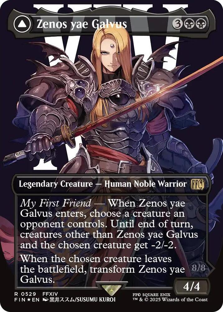 Zenos yae Galvus (Borderless) (Surge Foil) - FINAL FANTASY - Magic