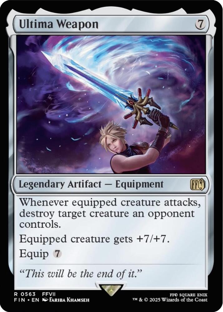 Ultima Weapon - FINAL FANTASY - Magic: The Gathering - TCGplayer.com