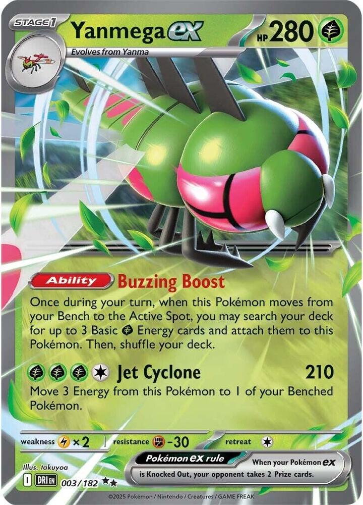 Yanmega ex - 003/182 - SV10: Destined Rivals - Pokemon - TCGplayer.com