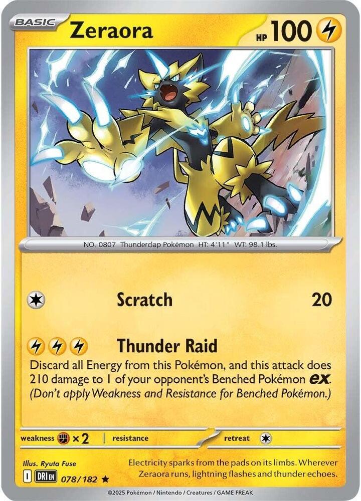 Zeraora - SV10: Destined Rivals - Pokemon - TCGplayer.com