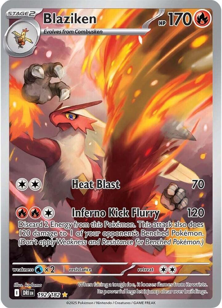 Blaziken - 192/182 - SV10: Destined Rivals - Pokemon - TCGplayer.com