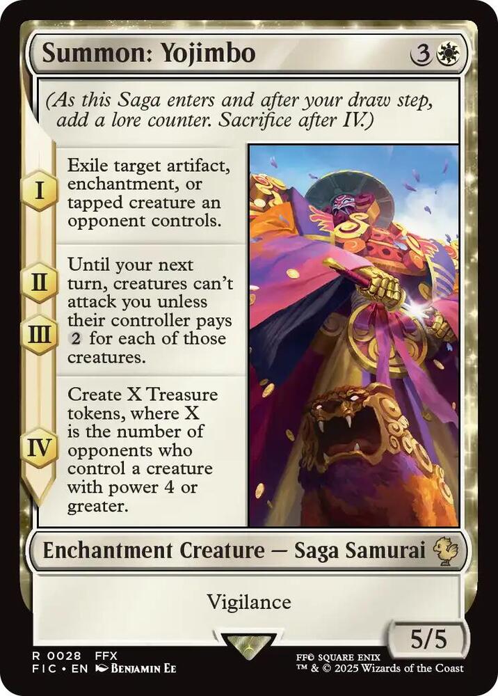 Summon: Yojimbo (Surge Foil) - Commander: FINAL FANTASY - Magic