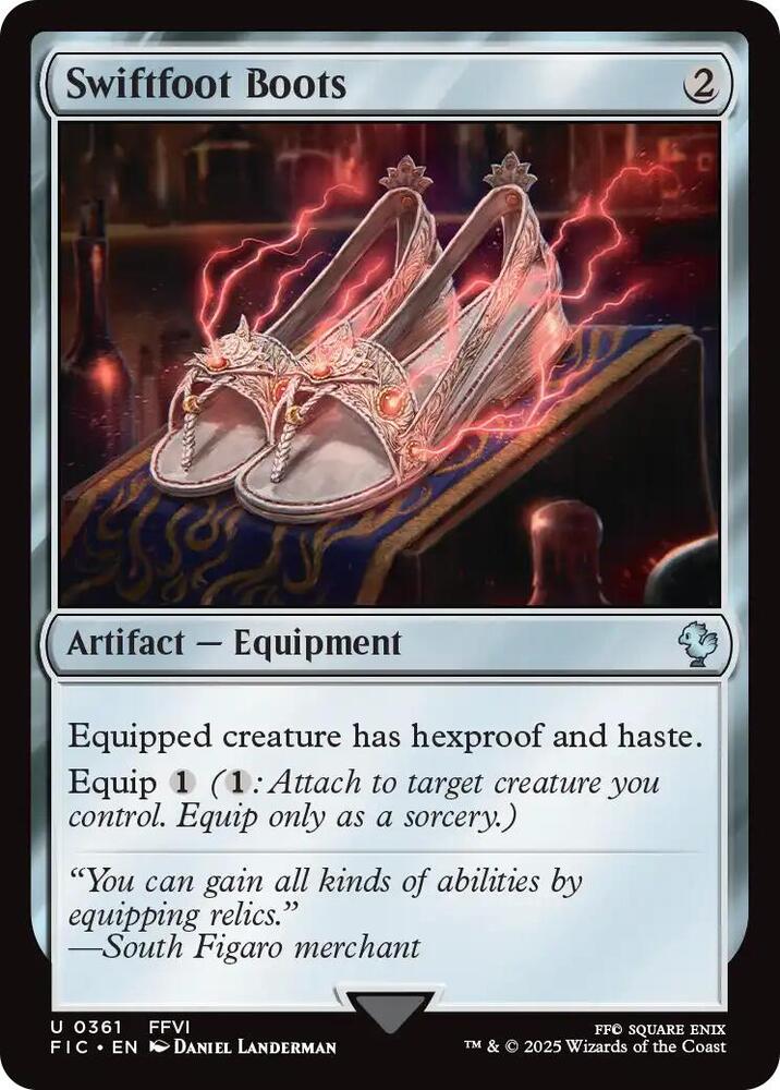 Swiftfoot Boots (Surge Foil) - Commander: FINAL FANTASY - Magic