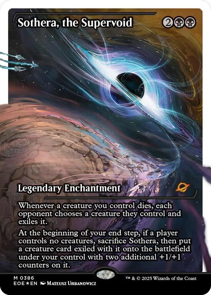 Sothera, the Supervoid (Showcase) (Fracture Foil) - Edge of