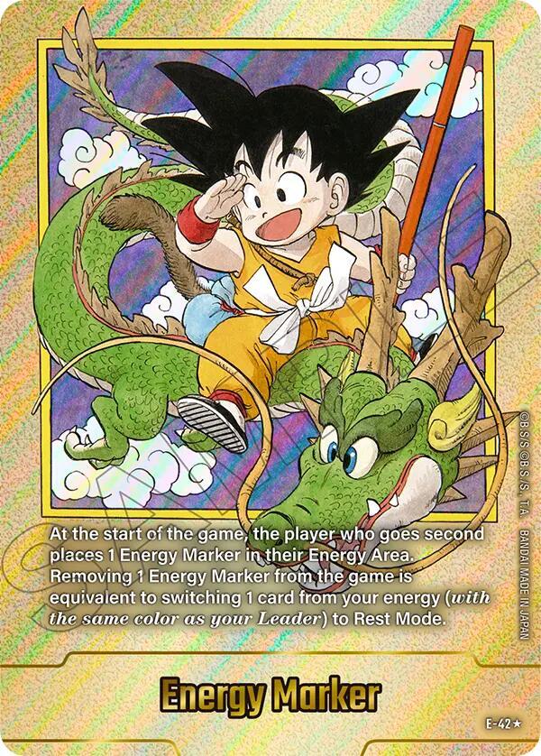 Energy Marker (E-42) (Gold) - Fusion World Energy Markers - Dragon