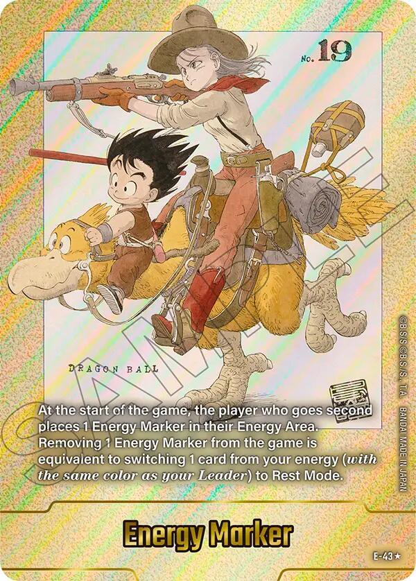 Energy Marker (E-43) (Gold) - Fusion World Energy Markers - Dragon
