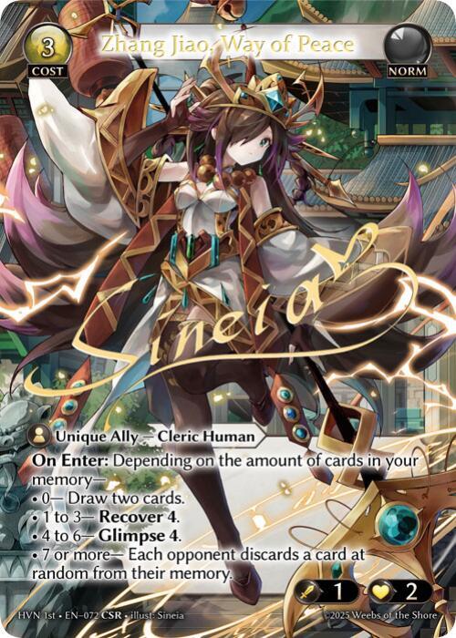 Zhang Jiao, Way of Peace (CSR) - Abyssal Heaven - Grand Archive