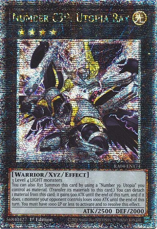 Number C39: Utopia Ray (Quarter Century Secret Rare) - Quarter