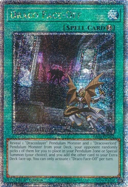 Draco Face-Off (Quarter Century Secret Rare) - Quarter Century