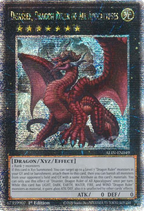 Disaster, Dragon Ruler of All Apocalypses (Quarter Century Secret