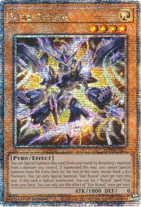 Star Ryzeal (Quarter Century Secret Rare) - Alliance Insight