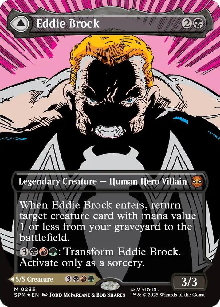 Eddie Brock (0233) (Borderless) - Marvel's Spider-Man - Magic: The