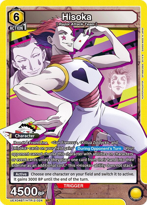 Hisoka (024) - UEX04BT: HUNTER X HUNTER Vol.2 - Union Arena