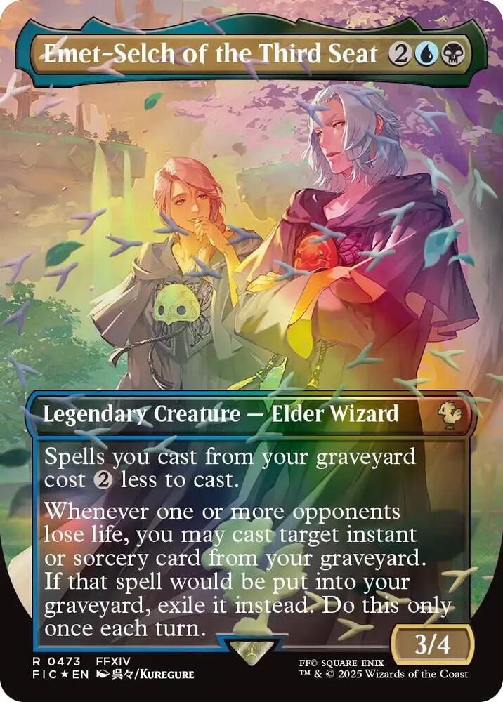 Emet-Selch of the Third Seat (Borderless) (Chocobo Track Foil