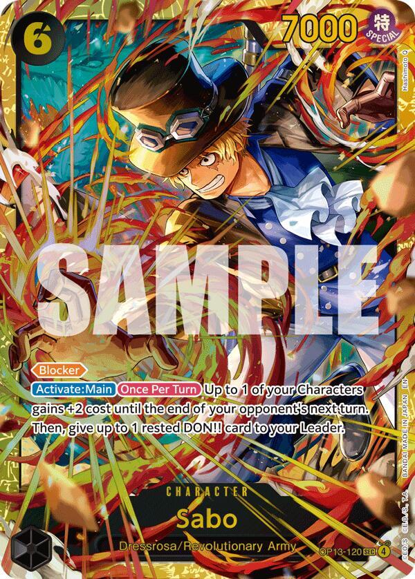 Sabo (120) - Carrying On His Will - One Piece Card Game