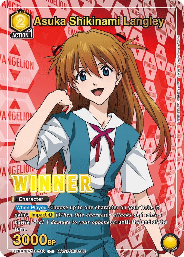 Asuka Shikinami Langley (Winner) - Union Arena Promotion Cards