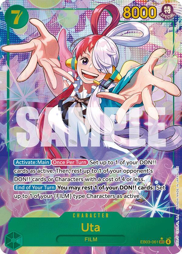 Uta (061) (Alternate Art) - Extra Booster: One Piece Heroines