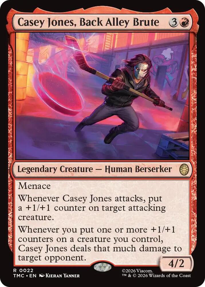 Casey Jones, Back Alley Brute - Commander: Teenage Mutant Ninja
